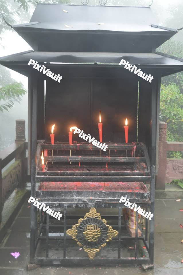 Candles at the Temple